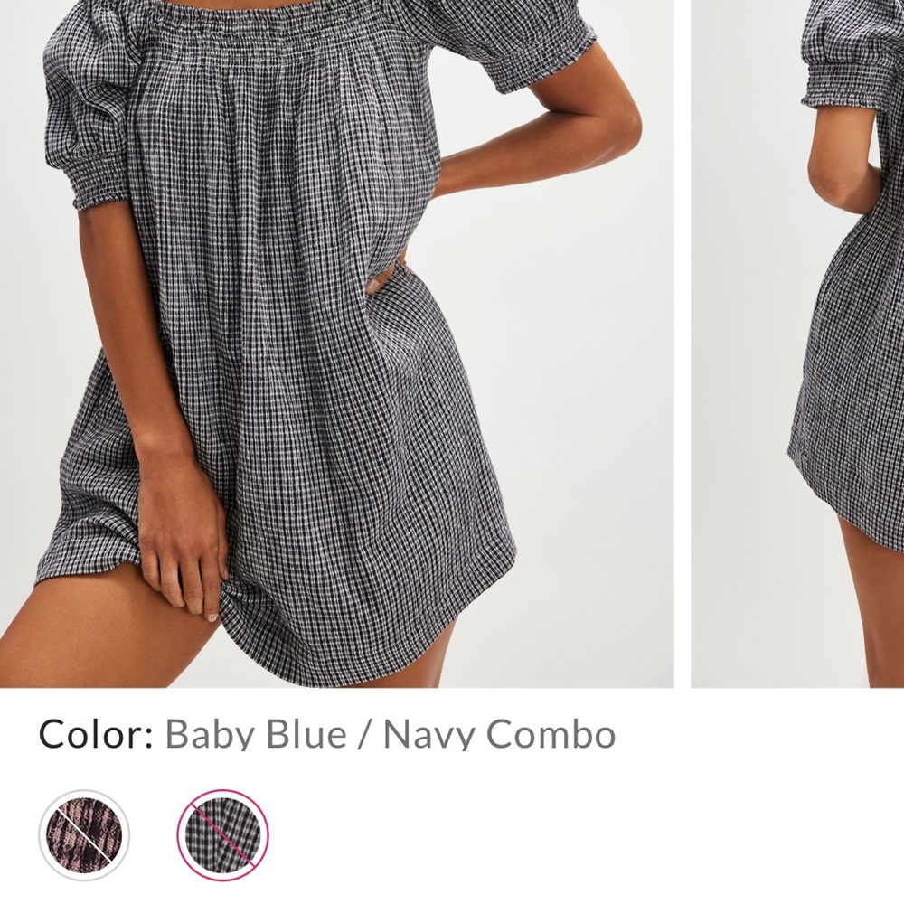 Mila plaid mini dress